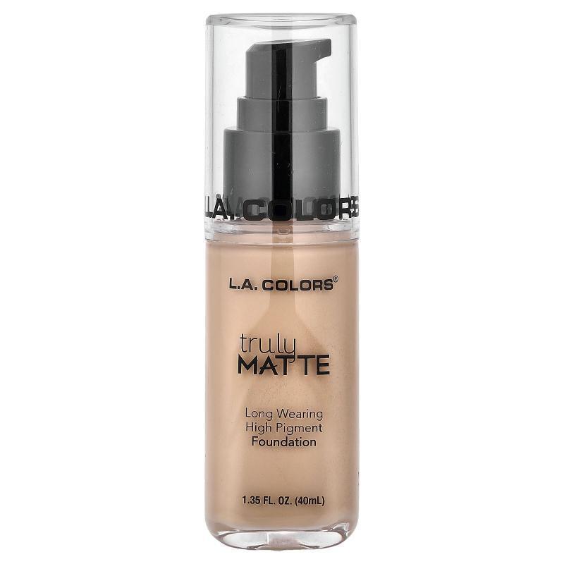L.A. Colors,Truly Matte Foundation, CLM352 Natural, 1.35 fl