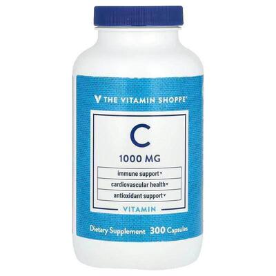 The Vitamin Shoppe,Vitamin C, 1,000 mg, 300 Capsules