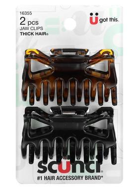 Scunci,轻巧之美厚发爪夹