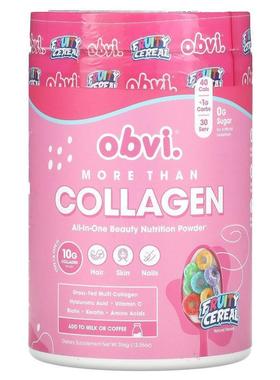 Obvi,More Than Collagen, Watermelon, 10.93 oz (310 g)