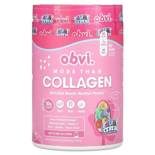 Obvi,More Than Collagen, Watermelon, 10.93 oz (310 g)