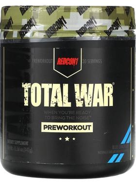 Redcon1,Total War, Pre-Workout, Blue Raspberry