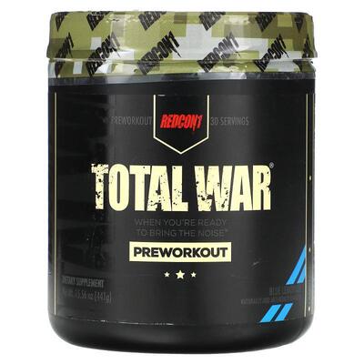 Redcon1,Total War, Pre-Workout, Blue Raspberry