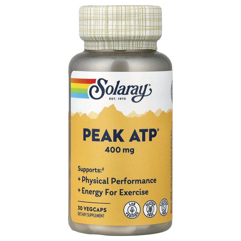 Solaray,Peak ATP®, 400 mg, 30 VegCaps