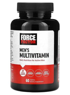Force Factor,Men’s Multivitamin, 60 Tablets