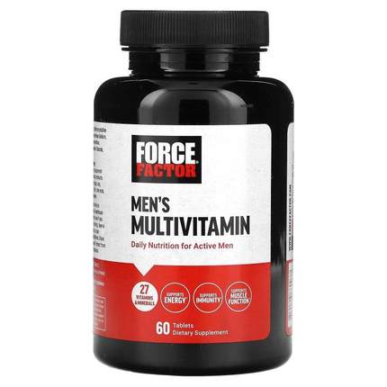 Force Factor,Men’s Multivitamin, 60 Tablets
