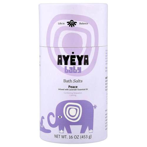 Ayeya,Baby, Bath Salts, Lavender, 16 oz (453 g)