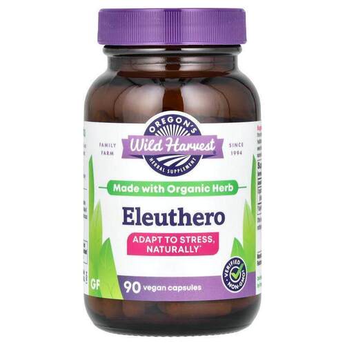Oregons Wild Harvest,Eleuthero, 90 Vegan Capsules