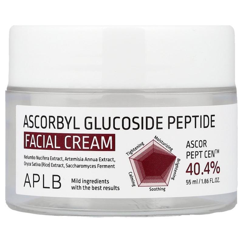 APLB,Ascorbyl Glucoside Peptide Facial Cream , 1.86 fl oz (5
