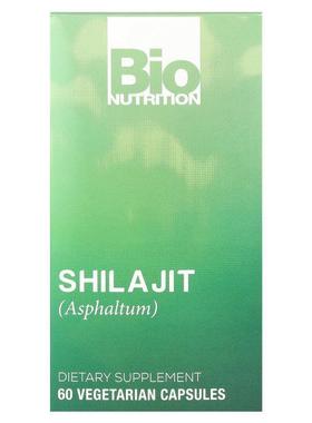Bio Nutrition,Shilajit (Asphaltum), 60 Vegetarian Capsules