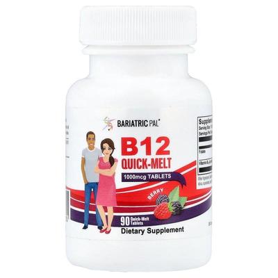 Bariatric Pal,B12 Quick Melt, Berry, 90 Quick-Melt Tablets
