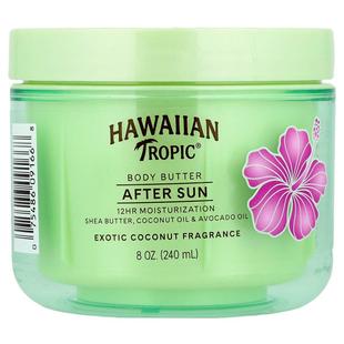 Hawaiian Tropic,晒后身体乳，异域椰子，8 盎司（240 毫升）