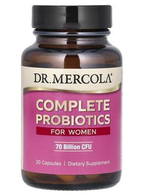 Mercola博士,Complete Probiotics for Women, 70 Billion CFU, 9