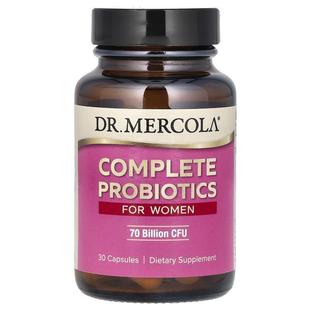 Mercola博士,Complete Probiotics for Women, 70 Billion CFU, 9