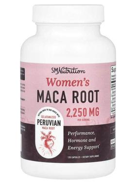 SMNutrition,Women's Maca Root, 2,250 mg, 120 Capsules (750 m