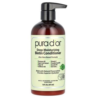 Pura D'or,Deep Moisturizing Biotin Conditioner, 16 fl oz (47