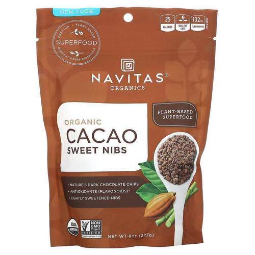Navitas Organics,有机可可甜豆，8 盎司（227 克）