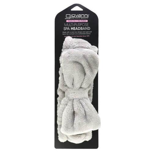 乔凡尼,Multi-Purpose  Spa Headband, Gray, 1 Headband