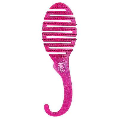 Wet Brush,Shower Detangler® 淋浴顺发梳，黑色，1 件
