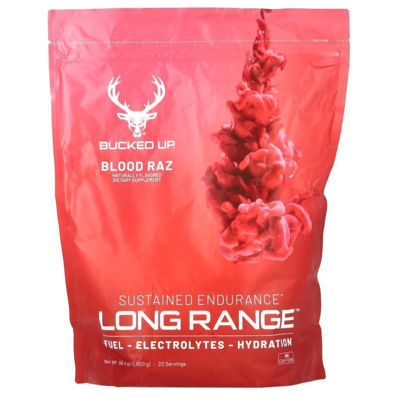 Bucked Up,Long Range, Blood Raz, 56.4 oz (1,600 g)