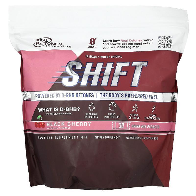 Real Ketones,Shift, Chocolate, 10 Packets, 0.25 oz (7.2 g) E