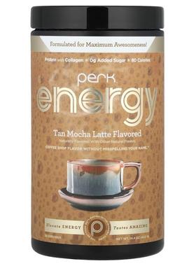 Perk Energy,棕色摩卡拿铁，14.4 盎司（402 克）