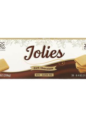 ChocZero,Jolies Cookies, Dark Chocolate, 20 Packs, 0.4 oz (1