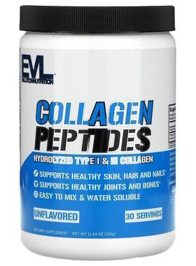 EVL胶原蛋白肽含I型和III型水解胶原蛋白，原味，330克