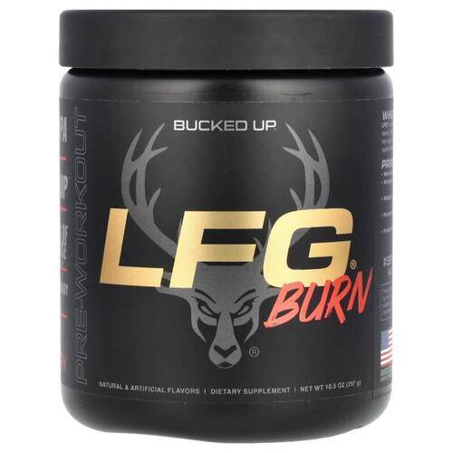 Bucked Up,LFG Burn, Pre-Workout, Berry, 10.5 oz (297 g)
