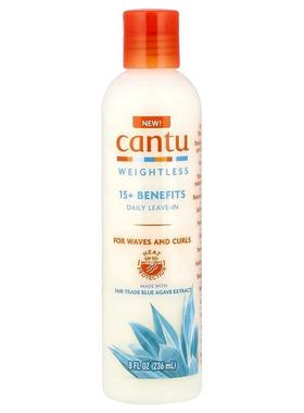 Cantu,Weightless, 15+ Benefits Daily Leave In, For Waves and