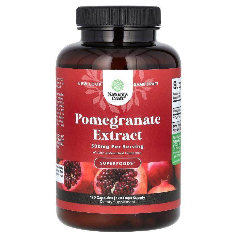 Natures Craft,Pomegranate Complex , 500 mg, 60 Capsules