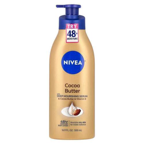 妮维雅,Cocoa Butter Body Lotion, 16.9 fl oz (500 ml)