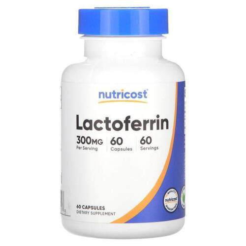 Nutricost,Lactoferrin, 300 mg, 60 Capsules
