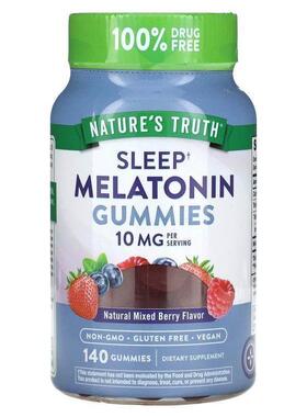 Nature's Truth,Sleep Melatonin Gummies, Natural Mixed Berry,