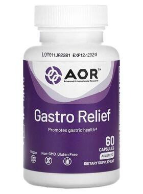 Advanced Orthomolecular Research AOR,胃部健康膳食补充胶囊，4