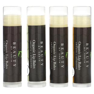 Beauty By Earth,Organic Lip Balm, Vanilla Bean &amp;amp;
