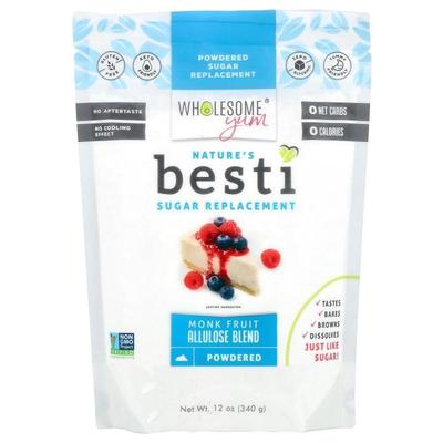 Wholesome Yum,Nature's Besti，粉糖替代品，罗汉果阿洛酮糖混合