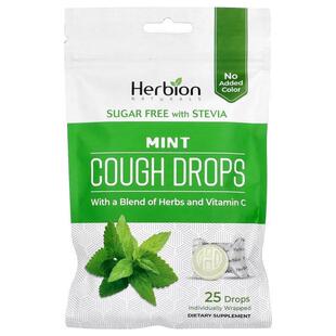 Herbion,Cough Drops, Sugar Free, Mint, 25 Individually Wrapp