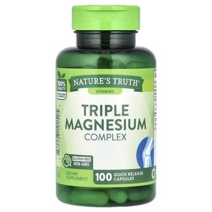 Nature's Truth,Triple Magnesium Complex, 100 Quick Release C