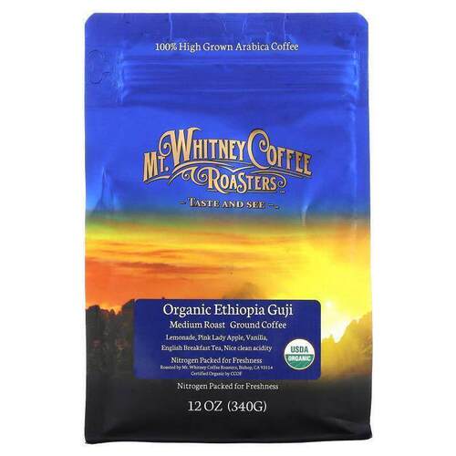 Mt. Whitney Coffee Roasters,秘鲁有机脱因咖啡粉，中度烘焙