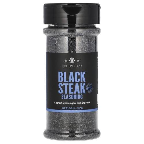 The Spice Lab,Black Steak Seasoning, 5.9 oz (167 g)