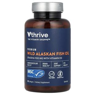 Alaskan Wild Fish Oil Softgels Vthrive Premium