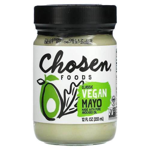 Chosen Foods,经典全素蛋黄酱，12 液量盎司（355 毫升）