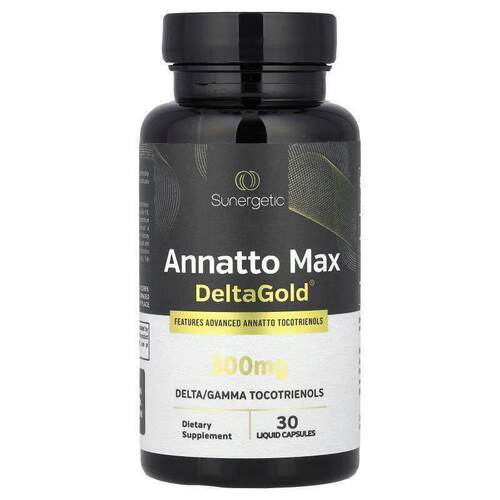 Sunergetic,Annatto Max DeltaGold®，300 毫克，30 粒液体胶囊
