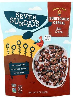 Seven Sundays,向日葵谷物麦片，真正可可，8 盎司（227 克）