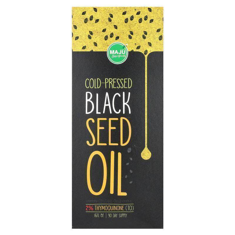 Maju Superfoods,黑籽油,冷榨,16 液量盎司
