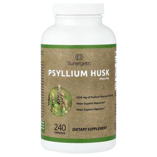 Sunergetic,Psyllium Husk , 240 Capsules (725 mg per Capsule)