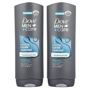 多芬,Men+Care, Clean Comfort, Body and Face Wash, 2 Pack, 18