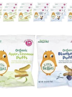 Little Bellies,有机多口味膨化食品，7 个月以上，18 包，每包 0