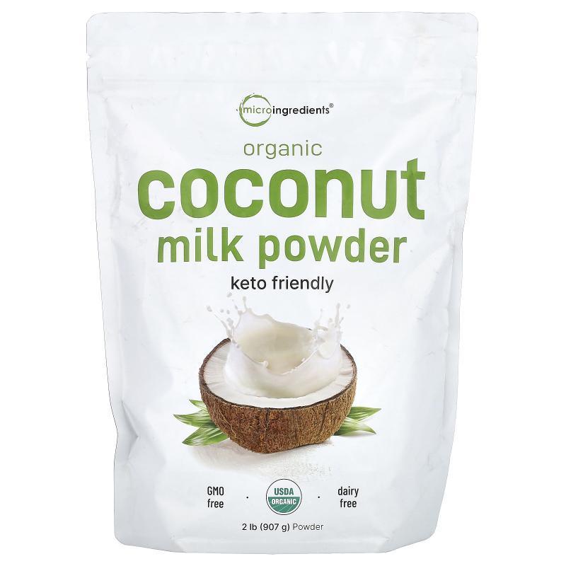 Micro Ingredients,Organic Coconut Milk Powder, 2 lb (907 g)